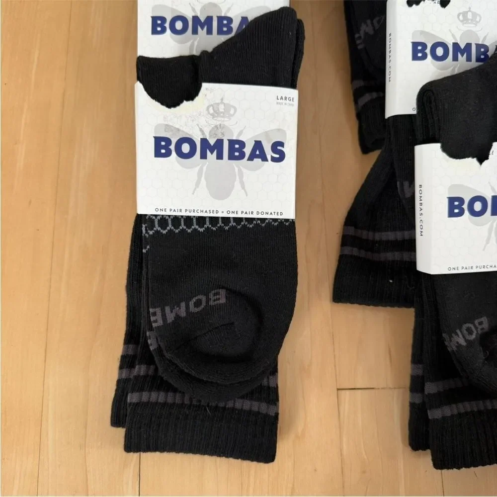 Bombas Honeycomb Arch Support System Pair of Socks Set of 2 NWT